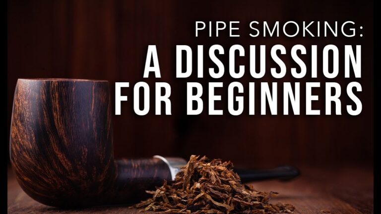 Pipe Smoking: A Discussion For Beginners